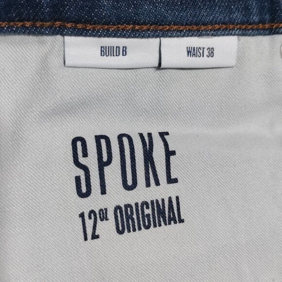 SPOKE Jeans Mens 38x29 Build B 12oz Original Classic Mid-Weight Stretch Denim - Picture 8 of 14